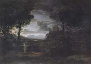 Claude Lorrain Nocturnal Landscape with Jacob and the Angel (mk17) Spain oil painting artist